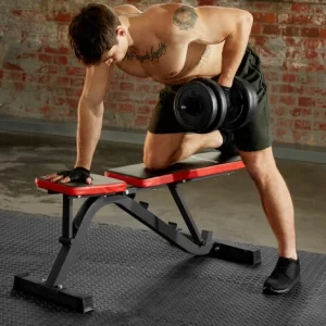 TECTAKE Hantelbank Mit Schnellverstellung – Heimtrainer, Kraftstation, Trainingsbank 9