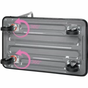 TECTAKE Plattformwagen Mit Bremsen – Rollwagen, Transportwagen, Handwagen – Schwarz 150 Kg 13