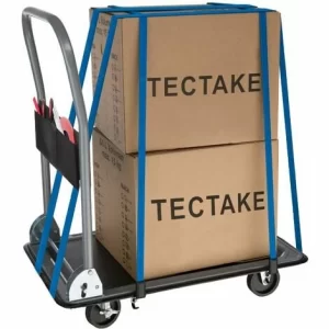 TECTAKE Plattformwagen Mit Bremsen – Rollwagen, Transportwagen, Handwagen – Schwarz 150 Kg 15