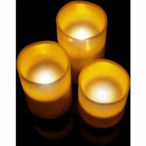 TECTAKE 2 Sets LED-Kerzen Mit Fernbedienung Und Farbwechsel – Led Kerzen Mit Fernbedienung, Led Echtwachskerzen Mit Fernbedienung, Flammenlose Kerzen Mit Fernbedienung 15