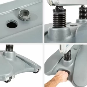 TECTAKE A1 Werbeaufsteller, Doppelseitig Mit Fußtank Und 2 Folien – Kundenstopper, Werbeschild, Aufsteller 13